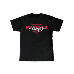 MAD CITY - MIDWEIGHT TEE - CHICAGO RED