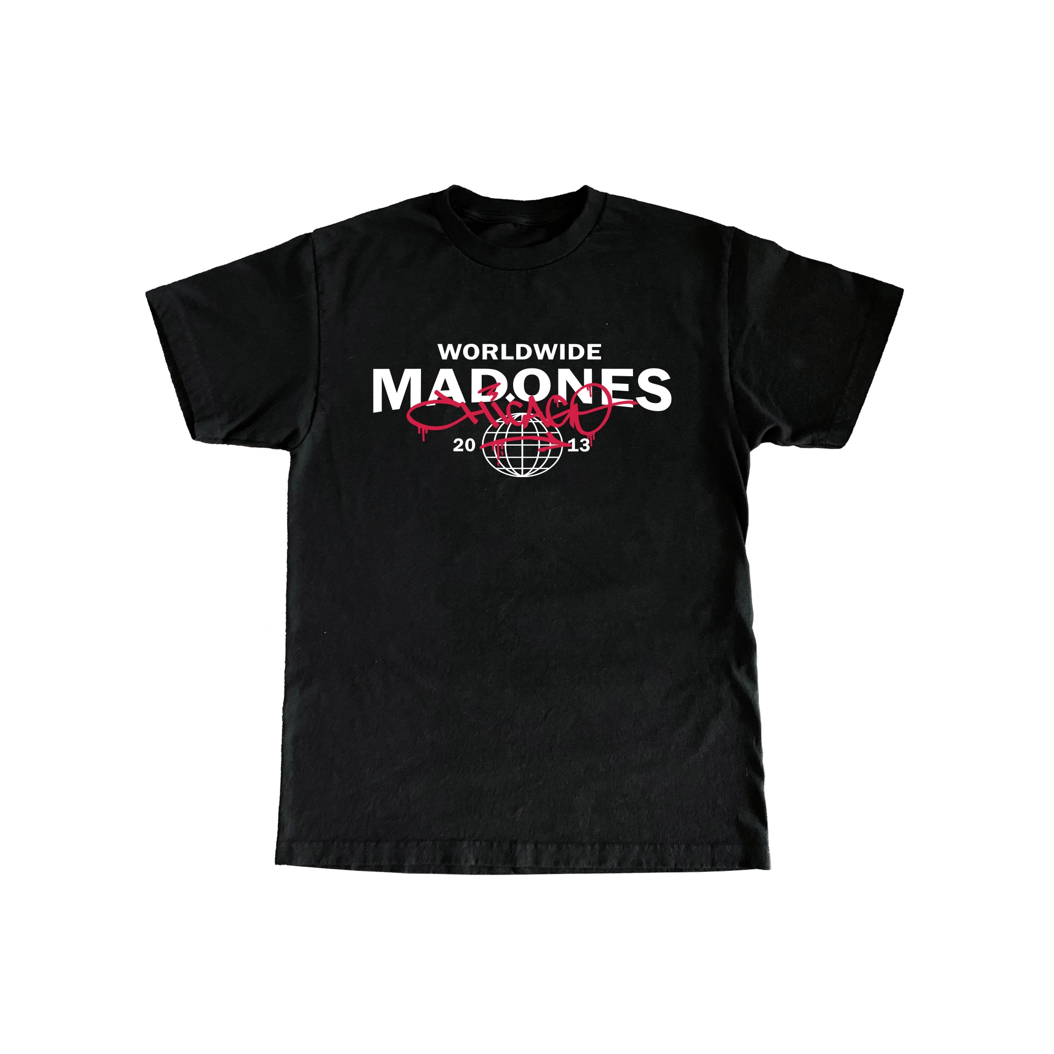 MAD CITY - MIDWEIGHT TEE - CHICAGO WHITE