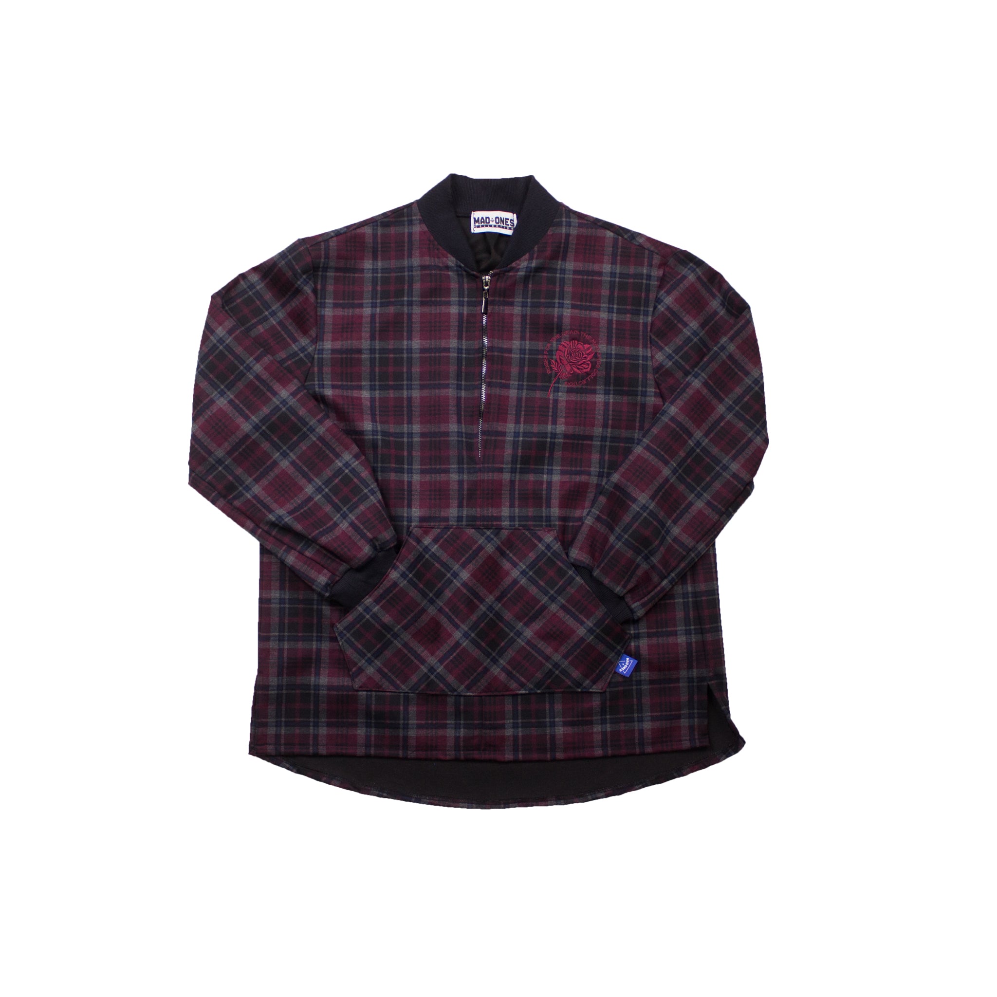 DE LA ROSA- PLAID ANORAK JACKET