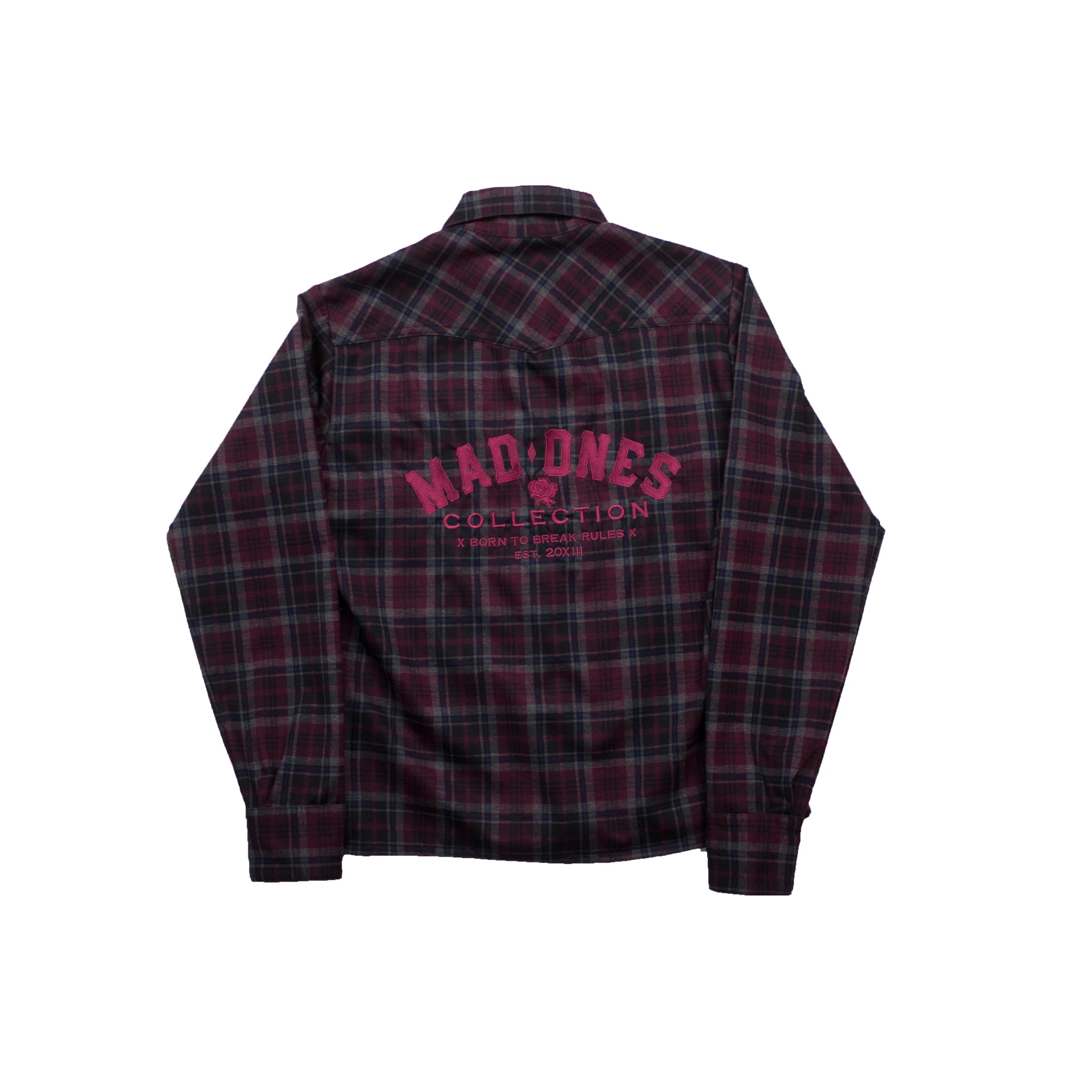 DE LA ROSA - PLAID BUTTON JACKET