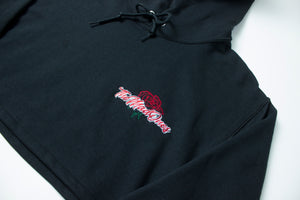 CONCRETE ROSE- CROPPED HOODIE