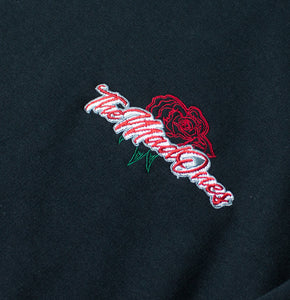 CONCRETE ROSE- CROPPED HOODIE